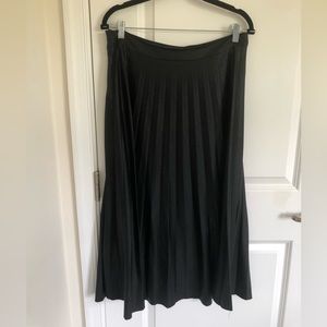 Maxi leather dress